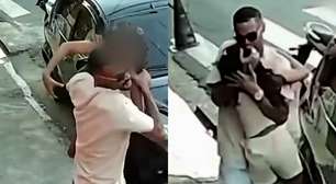 Pai abraça filha que escapou de atropelamento que matou duas crianças em SP