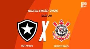 Botafogo x Corinthians: onde assistir, escalações e arbitragem