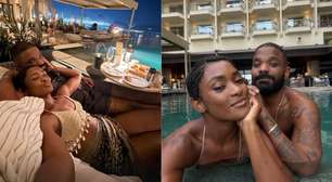Erika Januza e Arlindinho curtem domingo em hotel com diária de R$ 5 mil