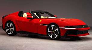 Ferrari em tamanho real feita de Lego? Conheça os detalhes impressionantes da 12Cilindri Spider