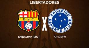 Barcelona-EQU x Cruzeiro: onde assistir, escalações e arbitragem
