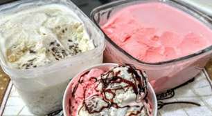 Sorvete caseiro muito cremoso e econômico, uma sobremesa que rende para toda a família