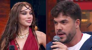 Anitta revela no Domingão comportamento de Alvaro e o famoso rebate: 'Medo dela me morder'