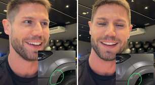 Ex-BBB Jonas Sulzbach tranquiliza fãs após acidente de carro: 'Dei uma raspadinha'