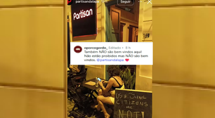 Em novo caso, bar do RJ publica mensagem contra israelenses e gera críticas: 'Não são bem-vindos'