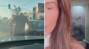 Apresentadora do SBT é alvo de agressão após acidente de carro
