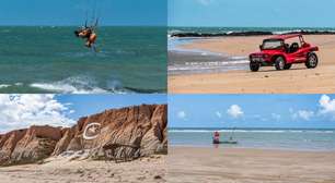 Vila do litoral do CE, situada entre dunas e falésias gigantes, tem ventos constantes que a tornam o destino favorito para a prática de kitesurfe