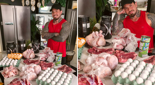 Influenciador fitness perde 40 kg com dieta incomum: 'Só comia carne'