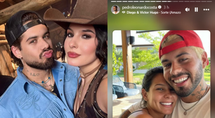 Irmão de Zé Felipe publica foto do cantor com Ana Castela e causa burburinho nas redes: 'Saudades'