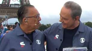 Galvão Bueno manda recado a Luis Roberto: "Sempre ao seu lado"