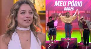 Fora do 'BBB 26', Samira opina após ser trocada por Juliano em pódio de Ana Paula