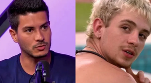 BBB 26: Arthur Aguiar reage após Juliano se comparar com ele: 'O que mais se arriscou'