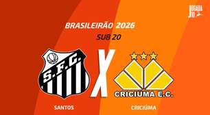 Santos x Criciúma (Sub-20): onde assistir, escalações e arbitragem