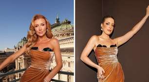 Torra-torra das ricas: Ana Paula Siebert usa vestido de R$ 8 mil da enteada em viagem à Paris