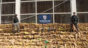PM apreende quase 50 toneladas de maconha em bunker concretado no Complexo da Maré (RJ)