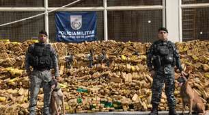 PM apreende quase 50 toneladas de maconha em bunker concretado no Complexo da Maré