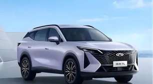 Chery Tiggo 7L estreia na China com visual renovado e cabine mais tecnológica