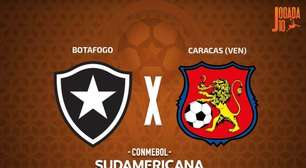 Botafogo x Caracas: onde assistir, escalações e arbitragem