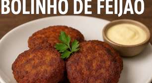 Bolinho de feijão, uma receita diferente e saborosa para servir como petisco ou acompanhamento