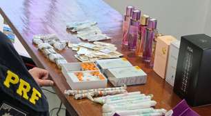 PRF apreende medicamentos de uso controlado e anabolizantes em ônibus na BR-386