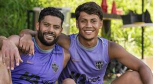 Emocionante! Hulk treina pela primeira vez com o filho no Atlético