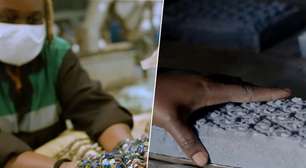 Jovem queniana desenvolveu o tijolo 2.0: principal ingrediente é o plástico de uma embalagem de xampu