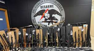 Polícia Civil apreende mais de 160 armas e quase 8 mil munições ilegais em São Gonçalo