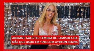 Slip dress: Galisteu lembra de camisola que usou em jantar com Senna