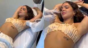 Aos 21, Mel Maia renova botox contra suor: 'Me ajuda muito'