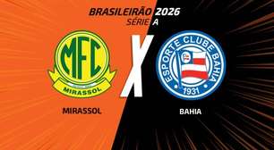 Mirassol x Bahia: onde assistir, escalações e arbitragem