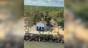 Capela do século XVI terá de sair de praia em Sergipe após juiz apontar risco pelo avanço do mar