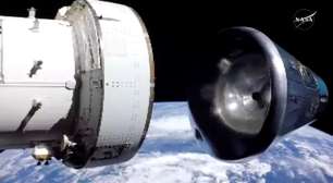 Artemis 2: cápsula com astronautas pousa no mar após reentrada na Terra