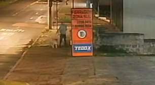 Homem é flagrado abandonando cão na Zona Sul de Porto Alegre