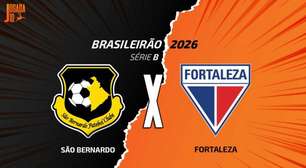 São Bernardo x Fortaleza: onde assistir, escalações e arbitragem