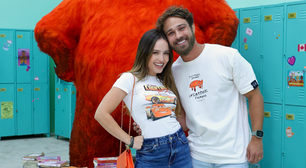 Larissa Manoela usa camiseta de 'Carros' na exposição 'Mundo Pixar'