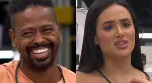 BBB 26: Jordana se surpreende com declaração de Leandro Boneco: 'Eu te amo'