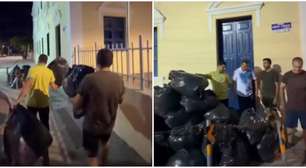 Prefeitura de Fortaleza autua André Fernandes por despejar lixo em frente ao Paço Municipal