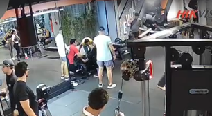 Jovem tem os dois joelhos quebrados após aparelho de academia ceder com 180 kg