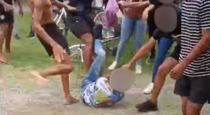 Adolescente é espancado por grupo ao sair da escola no litoral de SP