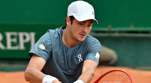 João Fonseca dá trabalho, mas perde para Zverev e dá adeus ao Masters de Monte Carlo