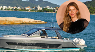 Luxo nos mares! Lancha de Gisele Bündchen custa cerca de R$ 6,5 milhões, tem varandas retráteis e autonomia de mais de 400 km; veja detalhes