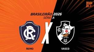 Remo x Vasco, AO VIVO, com a Voz do Esporte, às 15h