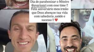 Ex-jogadores e Jorge Jesus se reúnem em chamada para celebrar aniversário de Everton Ribeiro