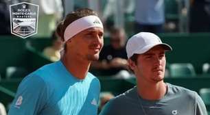 Zverev exalta João Fonseca após duelo em Monte Carlo: 'Talento tremendo'
