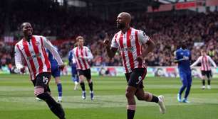 Igor Thiago faz dois gols, bate recorde e Brentford empata com o Everton