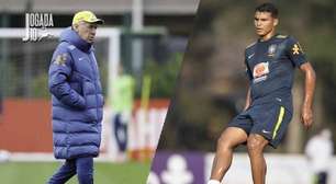 Ancelotti mantém Thiago Silva no radar para a Copa: "Nunca olho data de nascimento"