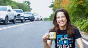 Em Taquaritinga do Norte, terra do café, governadora Raquel Lyra entrega a requalificação da PE-130