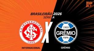 Internacional x Grêmio, AO VIVO, com a Voz do Esporte, às 19h