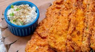 Abobrinha crocante: uma opção deliciosa e muito suculenta para substituir a carne no seu almoço