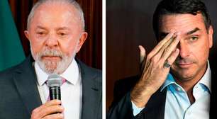 As intenções de voto de Lula e Flávio Bolsonaro no 2º turno em novo Datafolha